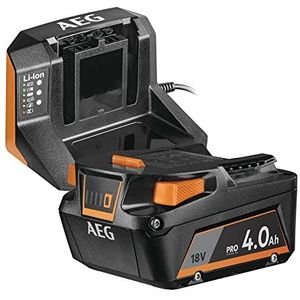 AEG SETL1840S, 18 V Pro18V Accu-starterset, 4 Ah, accu en oplader