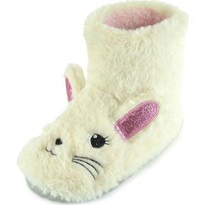 ScruffyTed - Konijn Slippers - Crème - 3D Oren - Voor Kinderen
