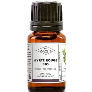 MY COSMETIK - Biologische Rode Mirte Essentiële Olie - Van biologische landbouw - HEBBD/HECT chemotyped - 100% puur en natuurlijk - ECOCERT gecertificeerd - Gemaakt in Frankrijk - 10 ml
