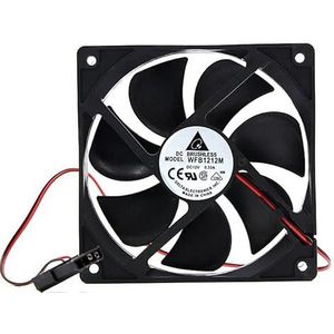 LMNCBVYA - 12V 0.33A hoge lucht volume chassis ventilator voor optimale WFB1212M 120mm stille ventilator