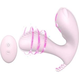 Draagbare Elektrische Stimulatie Zuigende Vibrante Massage Kit voor Vrouw Draadloze G-Spot Stimulator Verschillende Frequentie Waterdichte Vibrator voor Vrouwelijke Koppelknoppen MCA1