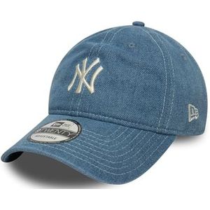 New Era MLB 9TWENTY Cap Denim New York Yankees, blauw, One size