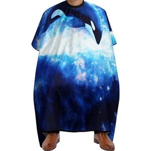 Kapper Cape Space Orka Salon Cape Premium Kappers Cape Professionele Kappers Jurk Voor Thuis Herbruikbare Kapper Accessoires 140x168cm