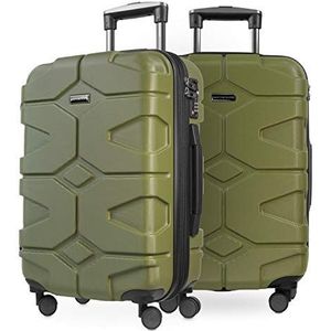 HAUPTSTADTKOFFER X-Kölln - handbagage harde schaal, olijfgroen, Handgepäck-Set, Koffer