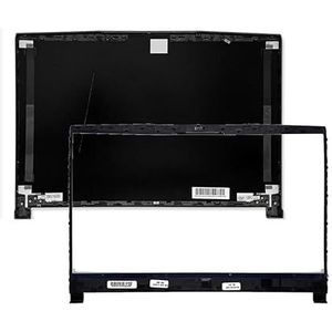 WANGHUIH LCD Achterkant Top Case Voorkant Scharnieren Compatibel met MSI GF65 Dunne 9SD/9SE/9SEXR/10SER MS-16W1 Laptop (A+B)