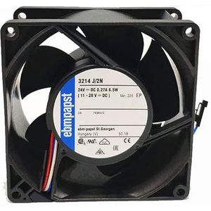EBM 0.27A 3214J/2N 24V 6.5W 9238 9CM high-end inverter cooling fan