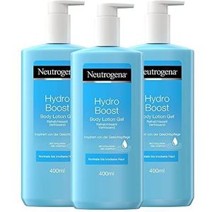 Neutrogena Hydro Boost Body Lotion, voor Droge Huid, Met Hyaluron, 3 x 400 ml