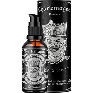 Charlemagne Baardolie - 30ml Limoen-Munt Geur 100% Vegan - Baardverzorging Heren - Made in Germany - natuurlijke verzorging - Beard Oil Lemon / Mint - Beardcare for Men