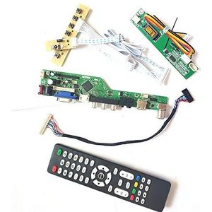 Voor LTN160HT01-A01/A02 lcd scherm panel T.V53 controller board 1CCFL 30Pin LVDS Remote+Inverter+toetsenbord VGA HDMI AV USB RF Kit (LTN160HT01-A02)
