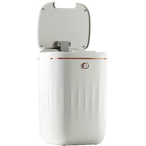 TsoLay 20L Smart Prullenbak Automatische Waterdichte Elektrische Prullenbak Automatische Sensor Vuilnisbak Afval Keuken Badkamer Toilet Vuilnisbak -Wit