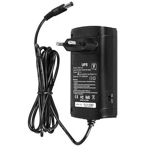 Mini UPS 12V met 2500mAh interne batterij en 5.5/2.5mm Barrel Connector | Ononderbroken stroomvoorziening | voor routers en andere apparaten (12V, max 1A)