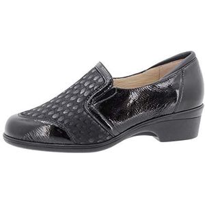 PieSanto - 205614 elastische schoen lakleer zwart voor: vrouw, Zwart 24773, 35 EU