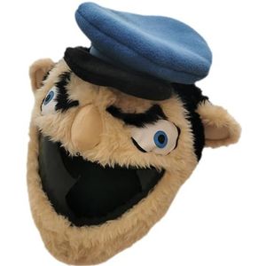 FunnyRiders Stoffen Motorhelm Hoes, Grappige Volgelaatshelm Hoes, Leuk Ontwerp, Accessoires voor Motorhelmen, Beschermt tegen Stof, Deuken, Krassen, Handgemaakt in Polen, Universele Maat