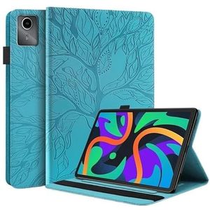Tablet Case Geschikt for Lenovo Xiaoxin Pad 11 inch 2024 TB-331FC Boom Reliëf Stand Back Shell Cover(Blue)