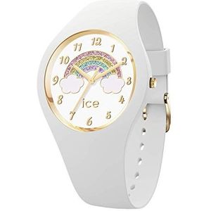 Ice-Watch - ICE fantasia Rainbow white - Wit meisjeshorloge met siliconen band - 017889 (Small)