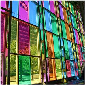 1 x DIN A4 vel plotterfolie 8300 raamfolie getint folie transparant zelfklevend sticker voor glas ramen glazen deuren spiegel (047oranje-rood, 1 vellen)