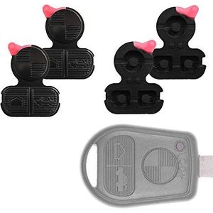 2 stuks sleutel toetsenveld rubber vervangingsknop rode pad LED display actuator nieuw geschikt voor BMW E36 E38 E39 E46