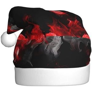 MYGANN Rood Zwart Wit Abstracte Unisex Kerst Hoed Voor Thema Party Kerst Nieuwjaar Decoratie Kostuum Accessoire