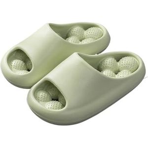 Dia's, Dames Zomerpantoffels Indoor Hollow Badkamer Sandalen Pantoffels for Mannen & Vrouwen,voor dames en heren(Green,40 EU)
