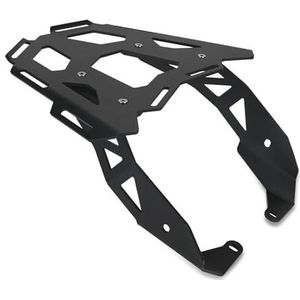 Bagagerek Achter Voor CRF1100L Voor Afrika Voor Twin Voor CRF 1100L 2019-2021 Motorfiets Achter Bagagerek Bovenplaat Roestvrijstalen Steunbeugel(Black)