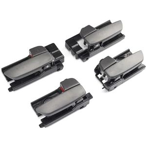 Auto interieurdeurgrepen 1 Stuk Voor Hyundai Voor Accent 2006 2007 2008 2009 2010 2011 Binnendeurgreep Binnen Open Handgrepen Zwart(1 SET - 4 Doors)