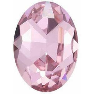 Ovale strass steentjes Piontback Nail Art strass steentjes K9 glas strass steentjes op kleding kristal kralen-lichtroze-18x25mm 5 stuks