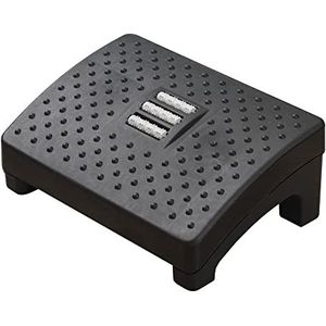 Home Voeten Ottomanen Onder Bureau Voetsteun Voetsteun Voetsteun met Rollen Massage Voetkruk Onder Bureau voor Thuiskantoor Toilet (zwart)