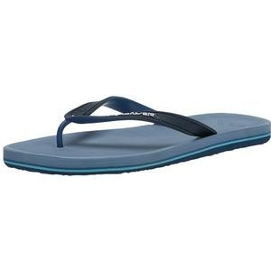 Quiksilver Heren Haleiwa Core 3 Point Flip Flop Atletische sandaal, Blauw Grijs Blauw 241, 43.5 EU
