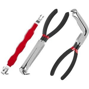 MQODLFP Set elektrische ontkoppelingsklemmen, boutensnijderset, gereedschap voor het verwijderen van auto-slangen, buisscheider, reparatie van auto- en brandstoflijnen.