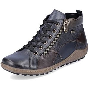 Remonte DAMES Veterschoenen R1467, Vrouwen Sportieve veterschoenen,verwisselbaar voetbed,waterafstotend,remonteTEX,sportieve,blau kombi,38 EU / 5 UK