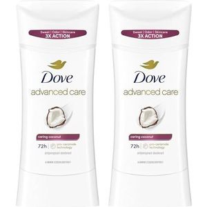 Dove Advanced Care Anti-perspirant, Caring Coconut, 60 g, dubbelpak