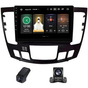 Autoradio 2 Din Bluetooth met Carplay en Android Auto,geldt voor Hyundai Sonata NF 2008-2010 9 inch met touchscreen stereo auto ondersteunt RDS GPS stuurbediening Achteruitrijcamera(A,NF-1)