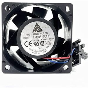 Original Delta 6CM fan PFB0612UHE 6038 12V 1.68A 3line blast wind volume fan