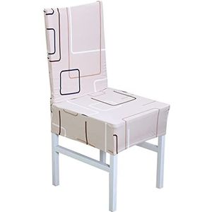 XYWHPGV Patroon Stoel Cover, Eetkamerstoel Cover Parson Stoel Hoes Barkruk Hoogte Cover Seat Protector Home Decor voor Keuken/Feest/Bruiloft/Eetkamer Licht Roze, Blauw(ba64f 1ddec 15d1c 88002 86173 d