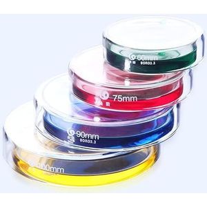 Petrischalen van helder glas met deksels Micro-organismen Cel Helder Steriel Chemisch Instrument Drop Shipping Petrischalen (afmeting: 60 mm 10 stuks)(100mm 4pcs)