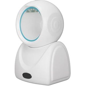 USB QR-codescanner, Weerstand Tegen Omgevingslicht Brede Toepassingen Desktop QR-codescanner Hoge Nauwkeurigheid voor Supermarkten (Wit)