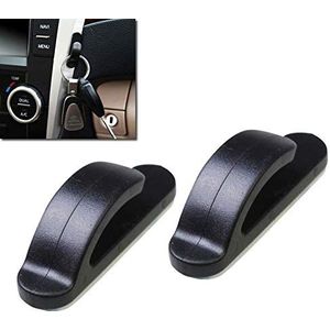 Autohaken Zelfklevende Haken, Comfortabele Autohouder, Kunststof Haken, Sleutelhaken, Kleine Voorwerpen, Auto, Zwart