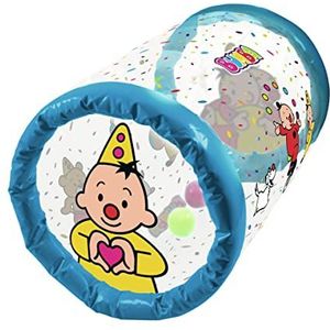 Bumba Opblaasbare Kruiprol - Confetti - met 5 Kleurrijke Ballen