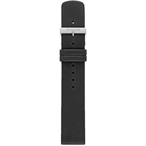 SKAGEN - LOSSE BANDJES met ZWARTE kleur, lederen band voor heren, SKB6117