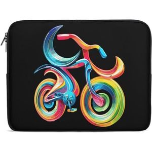 Pi Fiets Kleurrijke Laptop Sleeve Bag Shockproof Notebook Computer Pocket Tablet Draaghoes