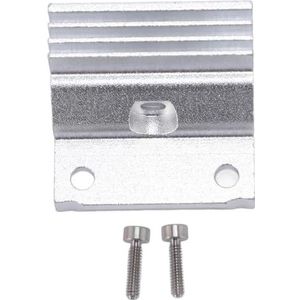 Hotend Heatsink Aluminium Legering 3D Printer Extruder Koelblok Nauwkeurige gietefficiënte koeling voor K1 K1 Maximale 3D -printers (Zilver)