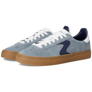 Skechers Arch Fit Legend Romah Sneaker voor heren, Grijs Varken Suede Duraleather Navy Trim, 47.5 EU