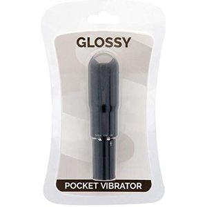 GLOSSY | Glossy Pocket Vibrator Black