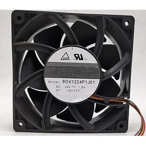 LMNCBVYA Ailsa Hexi 9GV1224P1J01 DC24V 1.5A High-Performance Fan - 6400RPM, 224CFM, 120x120x38mm, 4-Wire Design for
