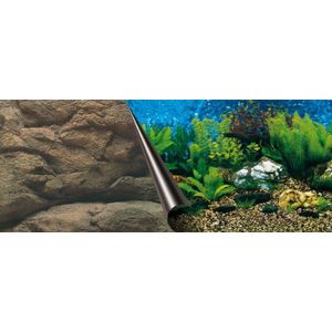 EBI Zee en Rock Photo-Achtergrond Aquarium Decoratie, 60 x 30 cm