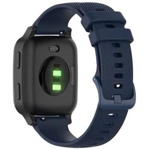 20mm band horlogeband geschikt for Garmin Venu 2 Plus/SQ/move Sport Forerunner 645 Amazfit GTS 3 Siliconen armband Horlogeband Accessoires (Color : Navy Blue, Size : 20mm Universal)