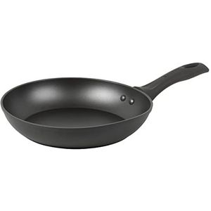Salter BW11038EU7 Cosmos Collection 24 cm Frying Pan, Non-Stick Coating, PFOA-Free, Soft-Touch Handles, Corrosion Resistant, Dishwasher Safe, Suitable For Induction Hobs, Forged Aluminium, Matte Grey