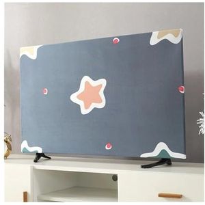 WLTYSM Tv-hoes, tv-hoes, bescherming, stofkap, huishouden, hangende tv, stofkap, polyester afdekdoek, 72-127 cm, universele tv-displaybeschermers voor woningdecoratie, F, 48 inch