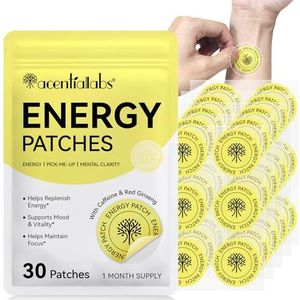 Energy Patches - B12-patch voor vrouwen en mannen, natuurlijke energieboosters voor vermoeidheid, snel wakker herstelpatches voor feestplezier ochtend opwekking