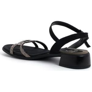 Scholl Lipari sandalen, damessandalen, kleur: zwart, Zwart, 38 EU